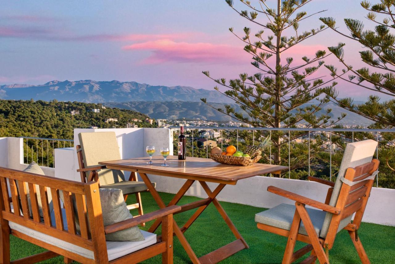 Sunset Home With Sea View La Canea Exterior foto