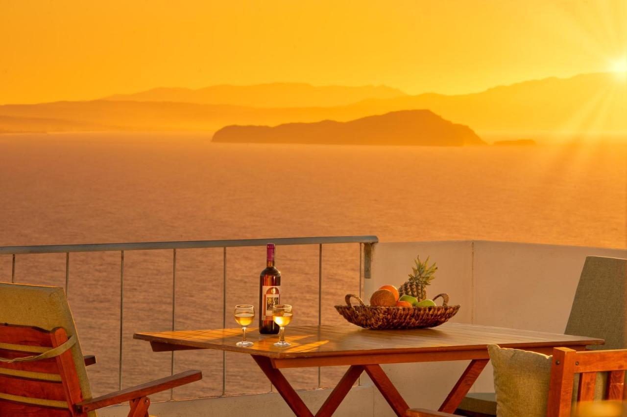 Sunset Home With Sea View La Canea Exterior foto